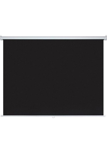 Codegen Fax-30 300x225 Cm Storlu Manuel Fiber Glass Projeksiyon Perdesi Arkası Siyah Fonlu
