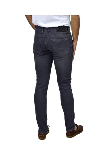 Erkek Jeans Pantolon Silim Fitt 310 Bgl-st04489 Koyu Gri
