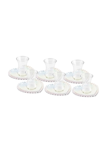 Karaca  Rory 6 Kişilik 12 Parça Çay Seti 130 Ml
