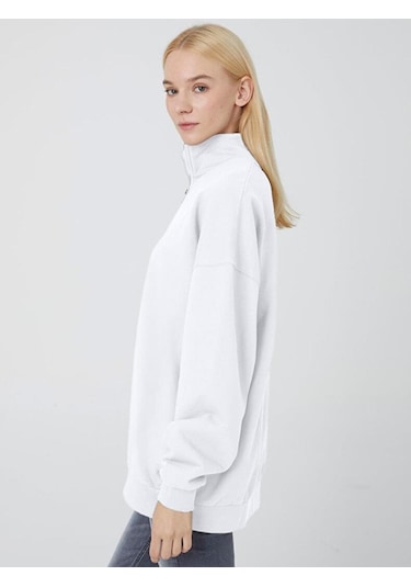 Ltb Bonoho Kadın Sweatshirt 105 Beyaz