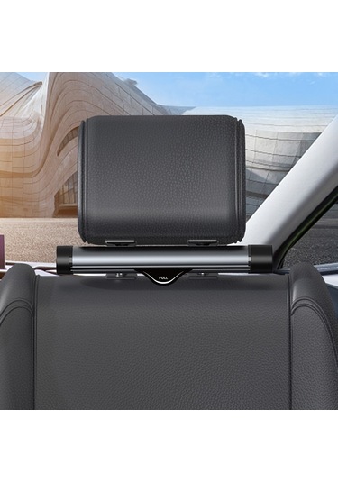 Sones Araba Depolama Çöp Torbası Braketi Araba Cep Telefonu Tablet Arka Yastık Tutucu Titanyum Grisi