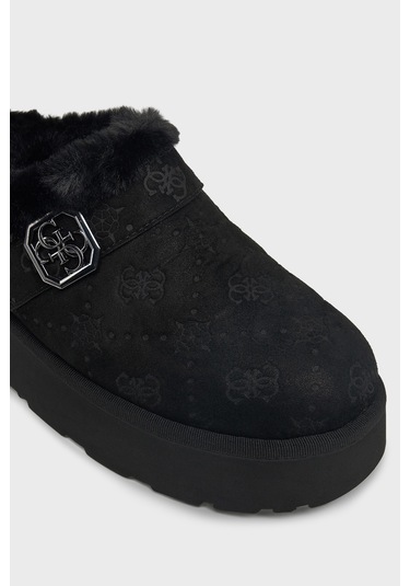 Guess Bayan Terlik Flfdoc Esu06 Black Siyah Siyah