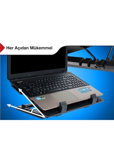 Addison ANC-606 7" - 15.6" Çift Fanlı Notebook Soğutucu