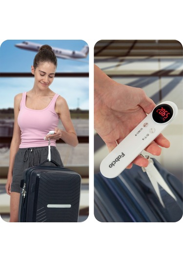 Fabcio Fitbag 50kg Kapasiteli Taşınabilir Dijital Seyahat Tartısı