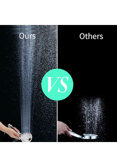 Youtek Led Su Akışı İle Çalışan 3 Renk Sıcaklık Algılayıcı, Suyu Kesme Düğmeli, Basınçlı Ve Su Tasarruflu El Tutulu Duş Başkanı Diğer