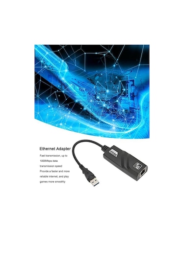 Torima Siyah Yd-74 Usb 3.0 Ethernet Adaptörü