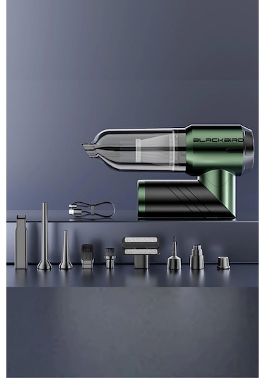 Blackbird Mk-5802 16000pa Katlanabilir Kablosuz Araç Süpürgesi 3 Kademeli Güç Şarjlı El Süpürges