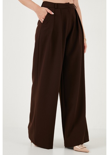 Lela Bayan Pantolon 6522016 Kahve Kahve