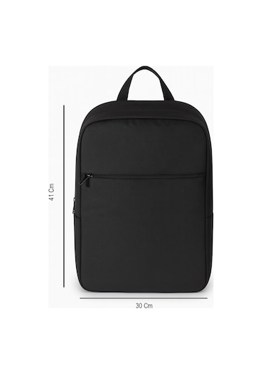 Macbook Uyumlu Pro 16" M4 Pro Graypulse Su Geçirmez Sırt Çantası Siyah