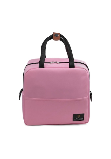 7 Lt Yemek Taşıma Çantası Sıcak Ve Soğuk Termal Termos Kamp Piknik Soğutucu Buzluk Çanta Pembe Pembe