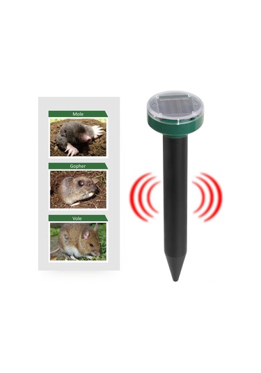 Tenfowee Güneş Enerjili Ultrasonik Fare Ve Yılan Kovucu, Çiftlik Bahçe Çayır İçin Ip65 Su Geçirmez Dairesel Model