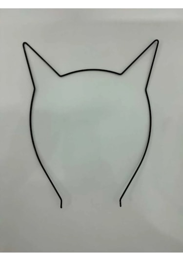 Kedi Figürlü Metal Taç Kadın Saç Tacı