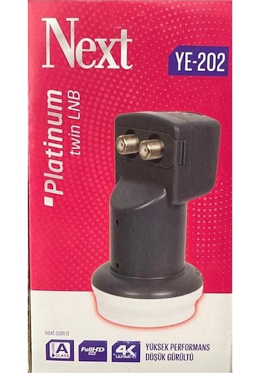 Next YE-202 0.1dB Full HD 4K Twin İki Çıkışlı Lnb