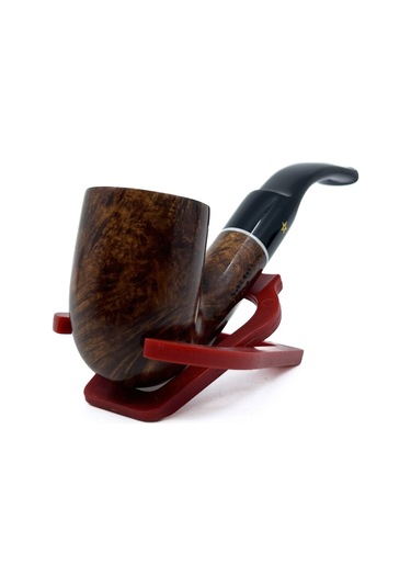 Şahin Sarı Yıldız Bent Billiard 9mm Filtreli Akrilik Saplı Pipo Mod Cha 808 237214