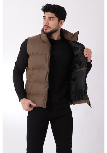 Armalı Karbon Deri Yelek Pldp 2959-1-60270 001