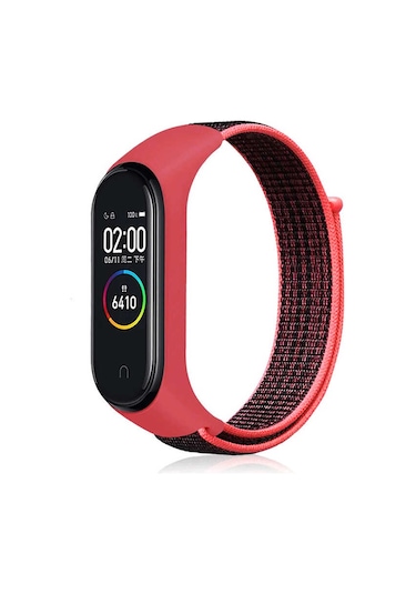 Ekılıf - Xiaomi Mi Band 3 Uyumlu - Kordon Hasır Kordon - Krd-03 - No7 - T16040