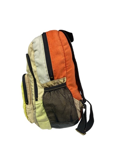 Kaliteli Vintage Disayn Sırt Gezi Çantası New Patchwork 5017 Sarı