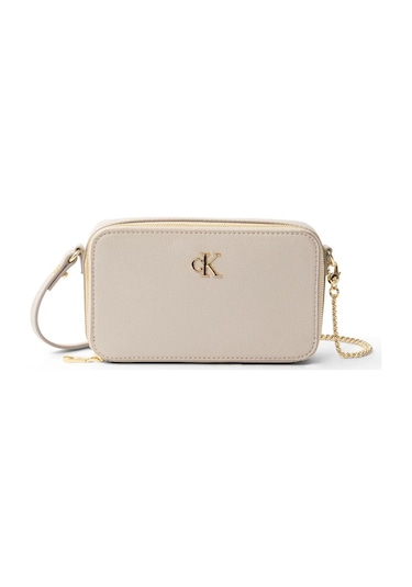 Minimal Mono Camera Bej Kadın Çanta-8769 Bej