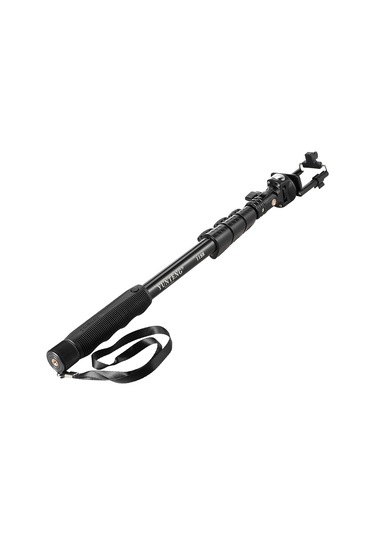 Springsun Yunteng Yt-188 Aluminyum Monopod: 38-128cm Uzunluk Ayarlı, Telefon Tutucu Ve 1/4 İnç Vidalama, 180 Döner Kafa, Kaymazsız Tutucu