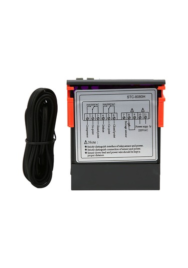 Yuntech01 Stc-8080h Soğutma, Aşırı Sıcaklık Alarmı Ve Dondurma İşleviyle Evrensel Tek Sensörlü Sıcaklık Kontrol Cihazı