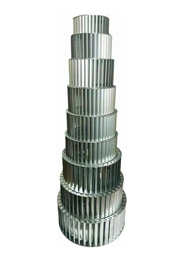 Çap 300 Boy 90 Delik 19 Mm Sol Yön Radyal Fan Pervanesi