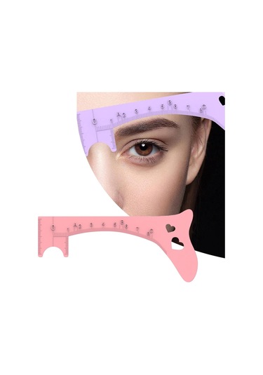 Suntek Tanımlı Kaş için Eyeliner Şablonu Pembe