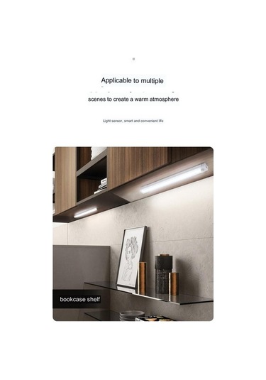 Willowhaven Beyaz Sanat İnsan Vücudu Gece Işık Şeridi, 30cm, Taşınabilir El Şarj, Merdiven, Şarap Dolabı Işığı Beyaz