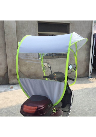 Motosiklet Ve Scooter İçin Yağmurluk Tentesi Siyah