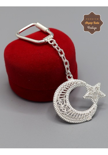 Ayyıldız Model 925 Ayar Gümüş Telkari Anahtarlık 201025150 Gümüş