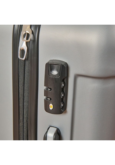 Hoffmanns Canal Air Büyük Boy Abs Valiz - Gümüş - 76x52x30 Cm Gümüş