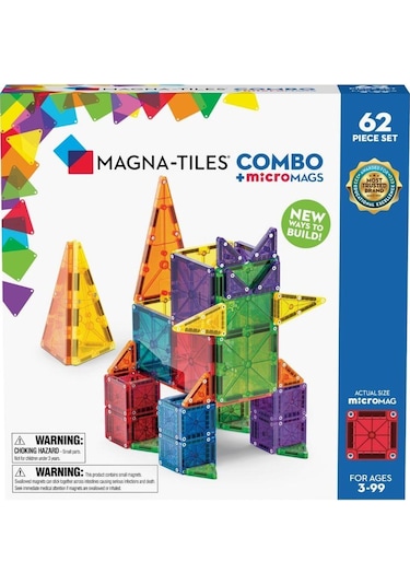 Magna-tiles Combo + Micromags - 62 Parça