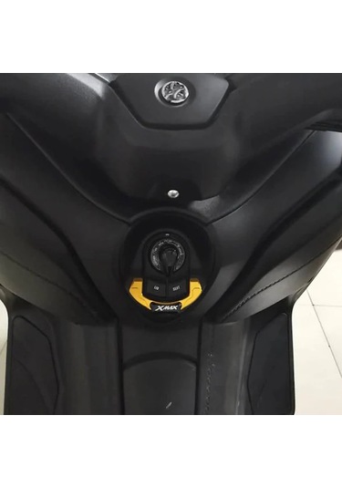 Novahub Kırmızı, Yamaha Xmax300 Xmax 250 Motosiklet Modifiye Elektrikli Kapı Kilidi Dekoratif Kapağı Uygundur Gosterildigi Gibi