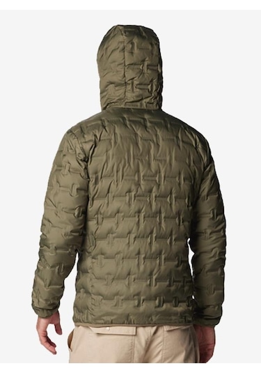 Columbia Wo6610 Delta Ridge Iı Down Hooded Jacket Erkek Mont 2086221-397 Yeşil