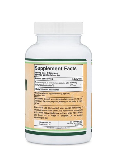 Colostrum 1,000 Mg 120 Kapsül