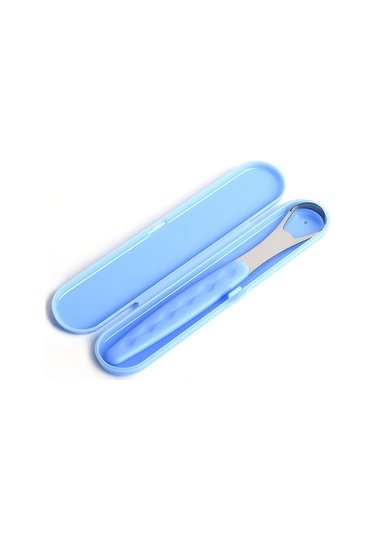 Kyver Dil Temizleme Aparatı Metal Mavi