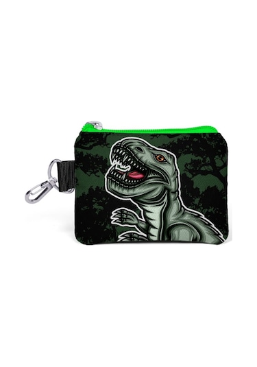 Coral High Yeşil Dinazor DeSetinli Bozuk Para Çanta - Erkek Çocuk