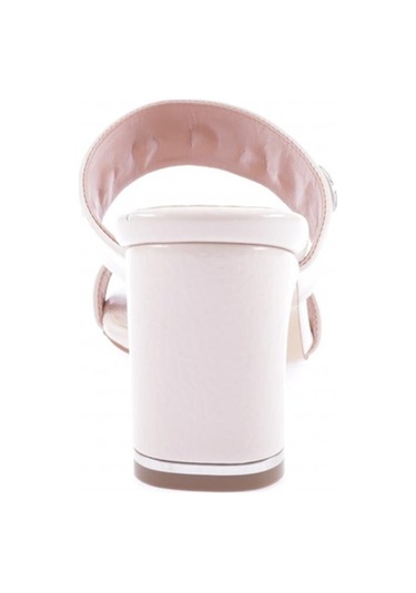 Dgn 1043-23y Kadin Kristal Taşli Bantli Topuklu Terlik 1043-2271-R10430 Ten