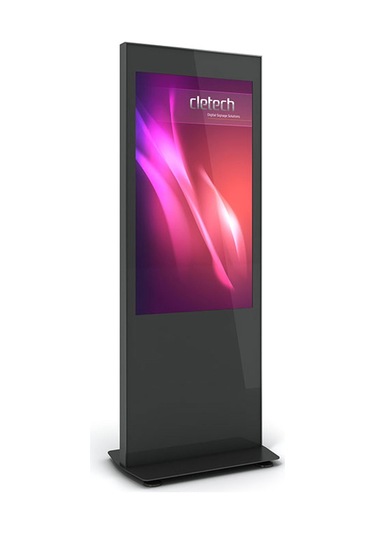Cletech C01 43" Digital Signage Totem + iiyama LH4360UHS-B1AG Signage Monitör