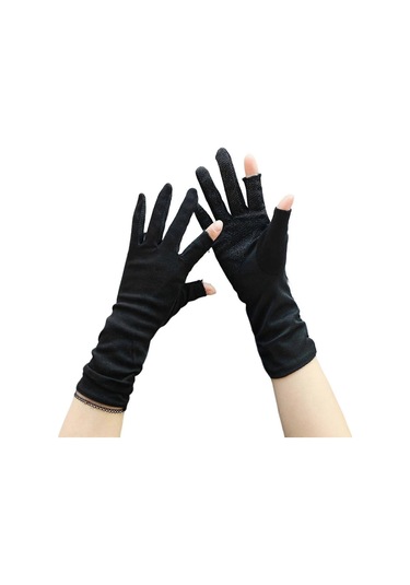 Kamp Ve Balıkçılık İçin Hafif Ve Nefes Alabilen Yaz Uv Korumalı Güneş Koruyucu Eldivenler