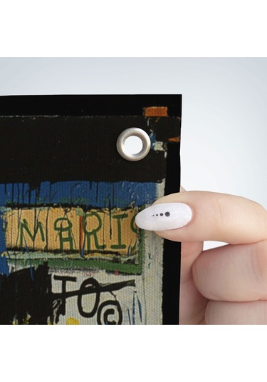 Jean Michel Basquiat Notary Kanvas Duvar Örtüsü-halısı-5002
