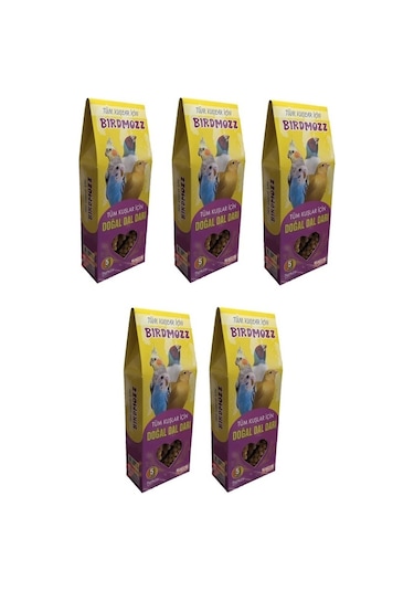 BirdMozz Doğal Kızıl Dal Darı 5'li Paket x 5 Adet