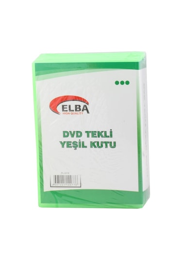 Elba PL-221E Tekli Standart DVD Kutusu Yeşil