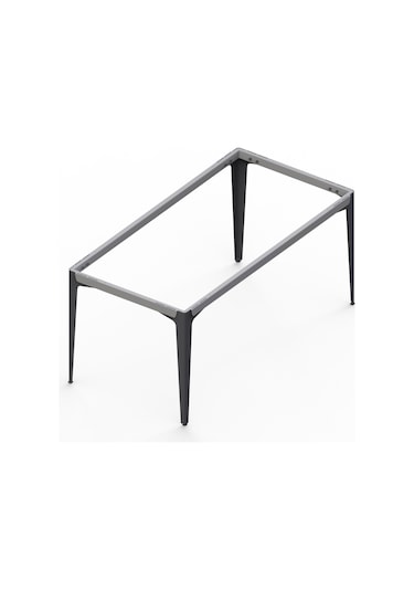 Api Design Vtr Metal Ofis Çalışma Masa Ayağı Ahşap-cam-mermer İçin Uygun Siyah