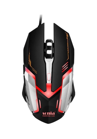 Sonia SN-V6 Kablolu Optik Oyuncu Mouse