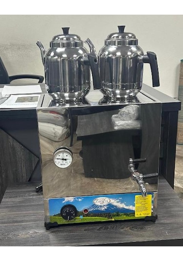 Çay Kazanı 26lt 2gözlü 2 Adet Demlik Dahil