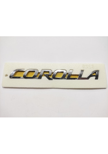 Toyota Corolla Arma Bagaj Yazısı Y.m. Yapıştırma 17.5cmx1.9cm 8213