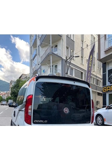 Fiat Doblo 2010-2022 Siyah Kulaklı Spoiler Sry