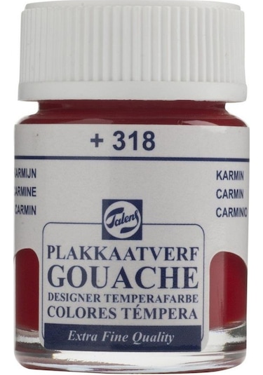 Talens Guaj Boya Cam Şişe 16Ml 318 Carmine