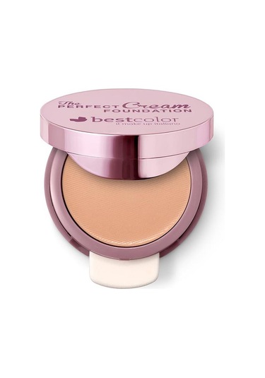 Best Color Kompakt Fondöten Pembe Altın A02 Fondöten 02