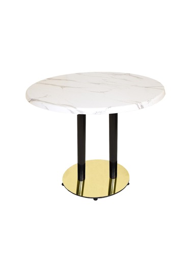 Karanfil Gold Mega Werzalit Yuvarlak Mutfak Masası 107cm